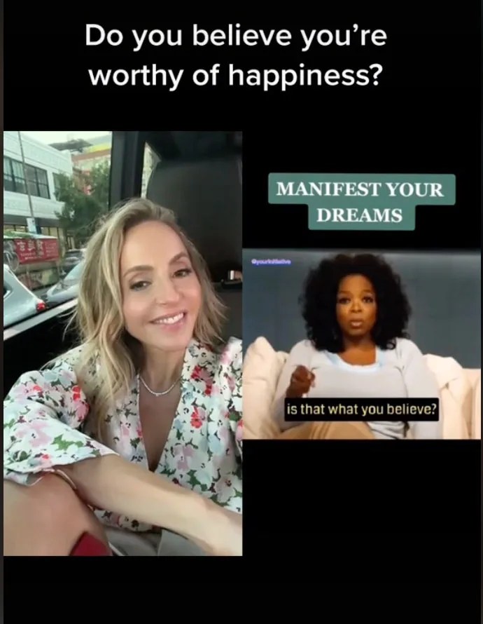 Gabby Bernstein tiktok reaction